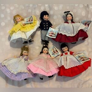 Vintage Madame Alexander Little Women Dolls - set of 6